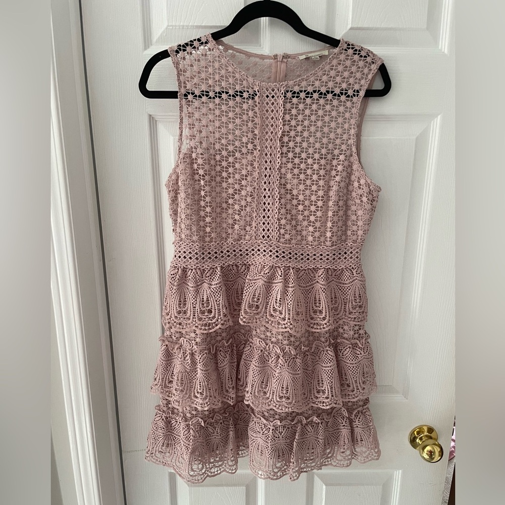 Ruffle mini dress
